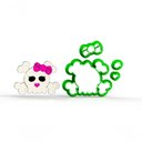 Ver imagem 1 de Cortador Monster High - Caveira Modular Tamanho 7 Cm