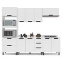 Ver imagem 2 de Cozinha Completa 5 Peças 224,5CMX270CM Meena Branco