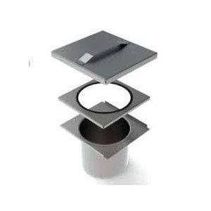 Lixeira para Calha Inox Xteel 150mm
