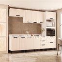 Ver imagem 1 de Cozinha Completa 5 Peças 224,5CMX270CM Meena Bege/Branco/Creme