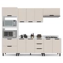 Ver imagem 2 de Cozinha Completa 5 Peças 224,5CMX270CM Meena Bege/Branco/Creme