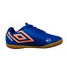 Chuteira Futsal Umbro Orbit Jr - Azul e Laranja 34 - 1