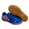 Chuteira Futsal Umbro Orbit Jr - Azul e Laranja 34 - 4