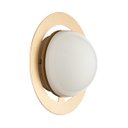 Ver imagem 1 de Arandela Artemis Ouro Fosco Globo Vidro P/ 1X G9 VL010 Starlux ST2528