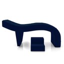 Ver imagem 7 de Maca de Estética para Massagem Cílios Fixa Lash Estofada com Escada Veludo G83 - Gran Belo