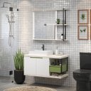 Ver imagem 1 de Conjunto de Banheiro Berton Batuto 1,00cm Atenna/verde/br