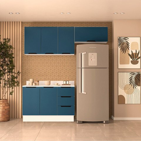 Cozinha Completa 3 Peças 224,5x200cm Meena