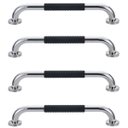 Ver imagem 1 de Barra de Apoio Inox 40cm Suporte Antiderrapante Idoso Kit 4 Unidades Banheiro Box Criança Gestante C