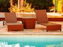 Ver imagem 5 de 2 Espreguiçadeiras Grécia e Mesa Grécia em Alumínio - Piscina, Jardim - Capuccino