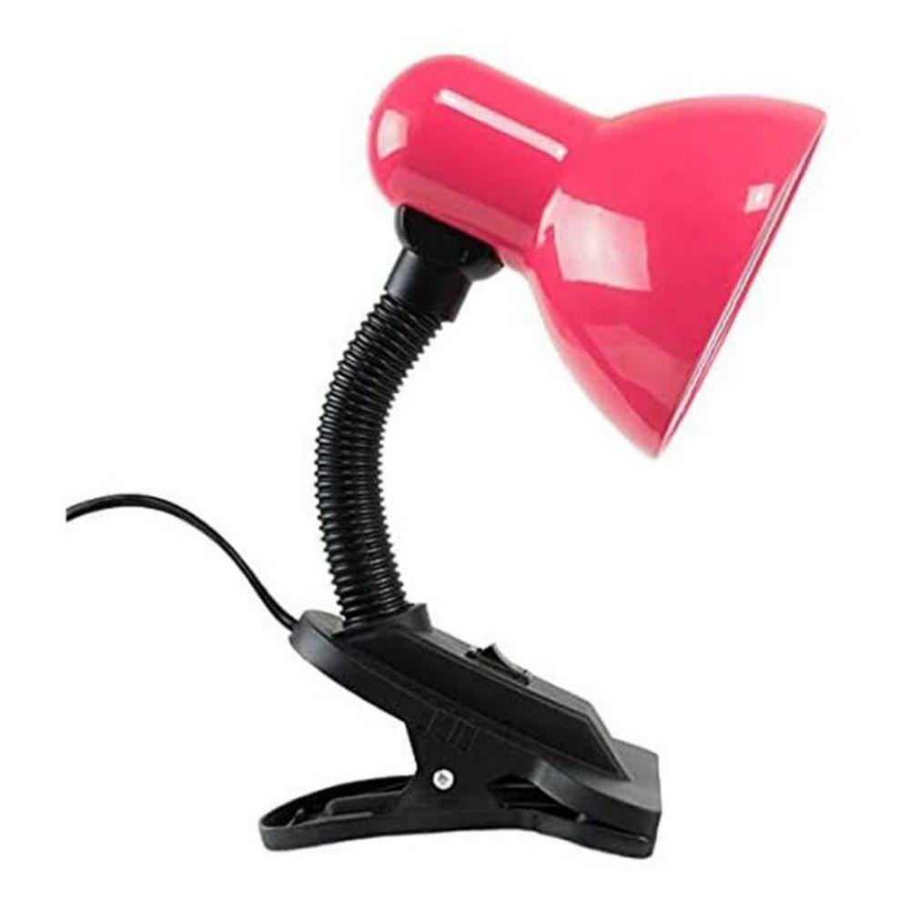 Luminaria com Garra de Mesa Presilha Articulavel Rosa - 8