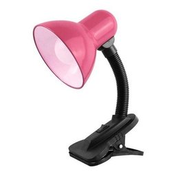 Luminaria com Garra de Mesa Presilha Articulavel Rosa - 2