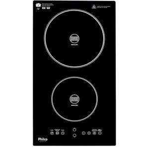 Cooktop de Indução 2 Queimadores e 9 Níveis Philco 220v Pct11p 