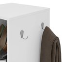 Ver imagem 5 de Sapateira Giratória com Espelho Esthela Branco Móveis Lopas