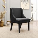 Ver imagem 2 de Kit 4 Cadeiras Decorativas Sala de Jantar Base Fixa de Madeira Firenze Veludo Preto G19 - Gran Belo