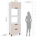 Ver imagem 5 de Cozinha Completa 5 Peças 224,5CMX270CM Meena Bege/Branco/Creme