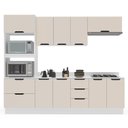 Ver imagem 2 de Cozinha Completa 5 Peças 224,5CMX270CM Meena Bege/Branco/Creme