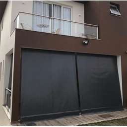 Toldo Cortina Preto - 1,80m x 3,10m - kit completo - 1