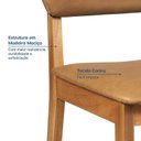 Ver imagem 5 de Kit 2 Cadeiras Madeira Maciça Estofada Miriti CabeCasa MadeiraOriginals