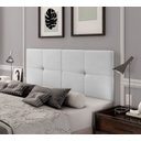 Ver imagem 2 de Cabeceira Suspensa Bruna Cama Box Casal 140cm X 55cm para Parede Branco