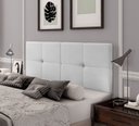 Ver imagem 2 de Cabeceira Suspensa Bruna Cama Box Casal 140cm X 55cm para Parede Branco
