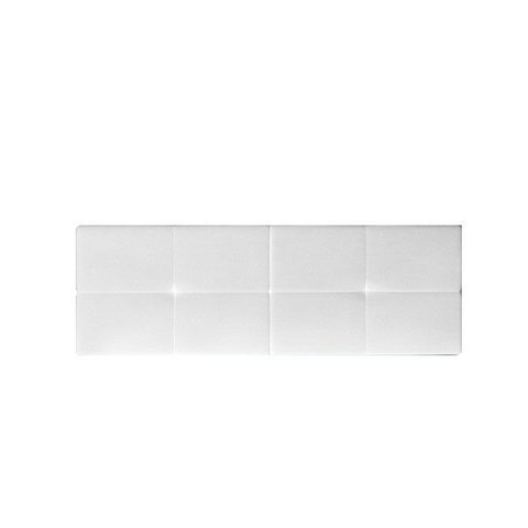 Cabeceira Suspensa Bruna Cama Box Casal 140cm X 55cm para Parede Branco