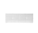 Ver imagem 1 de Cabeceira Suspensa Bruna Cama Box Casal 140cm X 55cm para Parede Branco