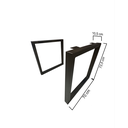 Ver imagem 2 de Pé de Mesa 72x70 - Modelo Slim - Bronze Lixa - Par