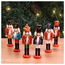 Ver imagem 3 de Kit 18 Enfeite para Árvore Natal Soldado Quebra Nozes 12cm