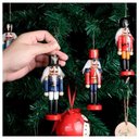 Ver imagem 2 de Kit 18 Enfeite para Árvore Natal Soldado Quebra Nozes 12cm