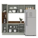 Ver imagem 4 de Cozinha 4 Peças Balcão 3 Gavetas 2 Portas Aéreo Basculante Paneleiro com Tampo Koya