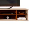 Rack Para TV Até 70 Polegadas Suspenso Ripado Off White Nogueira Laila Shop JM - 3
