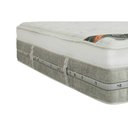 Ver imagem 4 de Cama Box Queen: Colchão Molas Castor Pocket Summer Winter + Base Crc Suede Cinza(158x198)