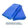 Saco para Lixo 30 Litros Azul - com 100 Unidades - 3