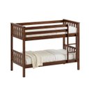 Ver imagem 5 de Beliche Solteiro 100% Madeira Maciça Pinus Infantil Adulto:Walnut