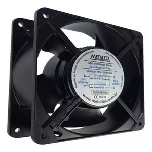 Ventilador/exasutor 120x120x38mm 115/230vca Tipo Bucha - Metaltex