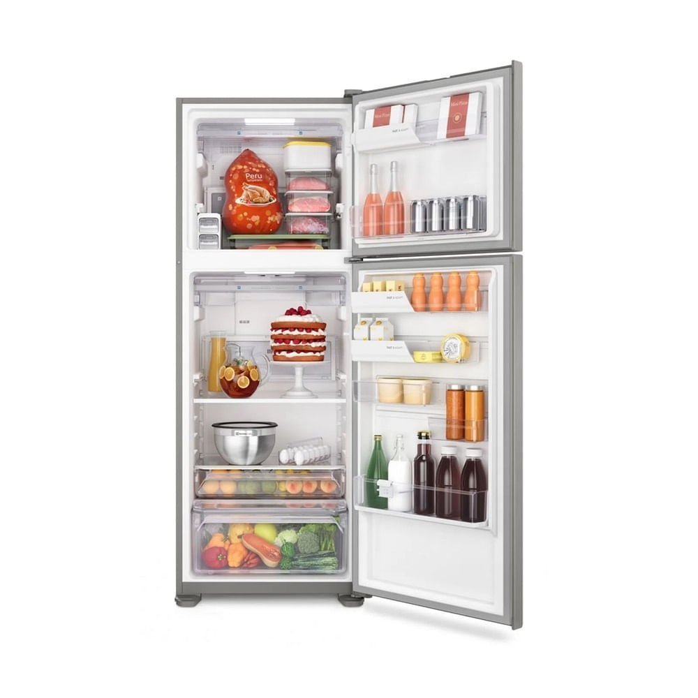 Refrigerador Electrolux 474 Litros Top Freezer Df56s Platinum - 220 Volts - 4