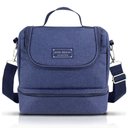Ver imagem 1 de Bolsa Térmica C/ 2 Compartimentos Concept Mais Jacki Design Azul