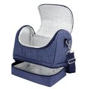 Ver imagem 3 de Bolsa Térmica C/ 2 Compartimentos Concept Mais Jacki Design Azul