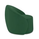 Ver imagem 6 de Poltrona Decorativa Orgânica Lua Veludo Verde D03 - D’Rossi
