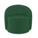 Ver imagem 5 de Poltrona Decorativa Orgânica Lua Veludo Verde D03 - D’Rossi
