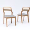 Conjunto Sala de Jantar com Mesa Bromélia 130 com Vidro 4 Cadeiras Damasco - 4