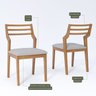 Conjunto Sala de Jantar com Mesa Bromélia 130 com Vidro 4 Cadeiras Damasco - 6