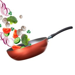 Frigideira Wok 24 Cm Brinox Antiaderente Terracota - 5