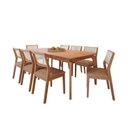 Ver imagem 2 de Sala de Jantar Ficus 210cm sem Vidro com 8 Cadeiras Bella