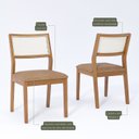 Ver imagem 6 de Sala de Jantar Ficus 210cm sem Vidro com 8 Cadeiras Bella