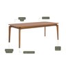Sala de Jantar Ficus 210cm sem Vidro com 8 Cadeiras Bella - 5