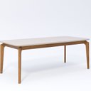 Ver imagem 3 de Conjunto Sala de Jantar com Mesa Ficus 210 com Vidro e 8 Cadeiras Buriti Marrom/Madeira/Offwhite