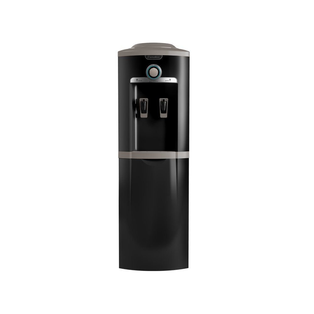 Bebedouro Esmaltec Coluna Natural e Frio Preto e Inox 127v Egc35b 0106000232 - 1