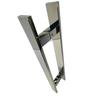 Puxador Barra Chata Base Quadrada Inox 304 Polido 4x1x45x30cm - 1
