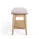 Ver imagem 2 de Banco Sapateira com Prateleira Ripada Liva 100 Cm Tauari Rosa